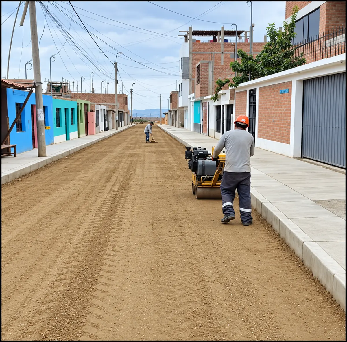 Obra INFRAESTRUCTURA VIAL: PISTAS Y VEREDAS